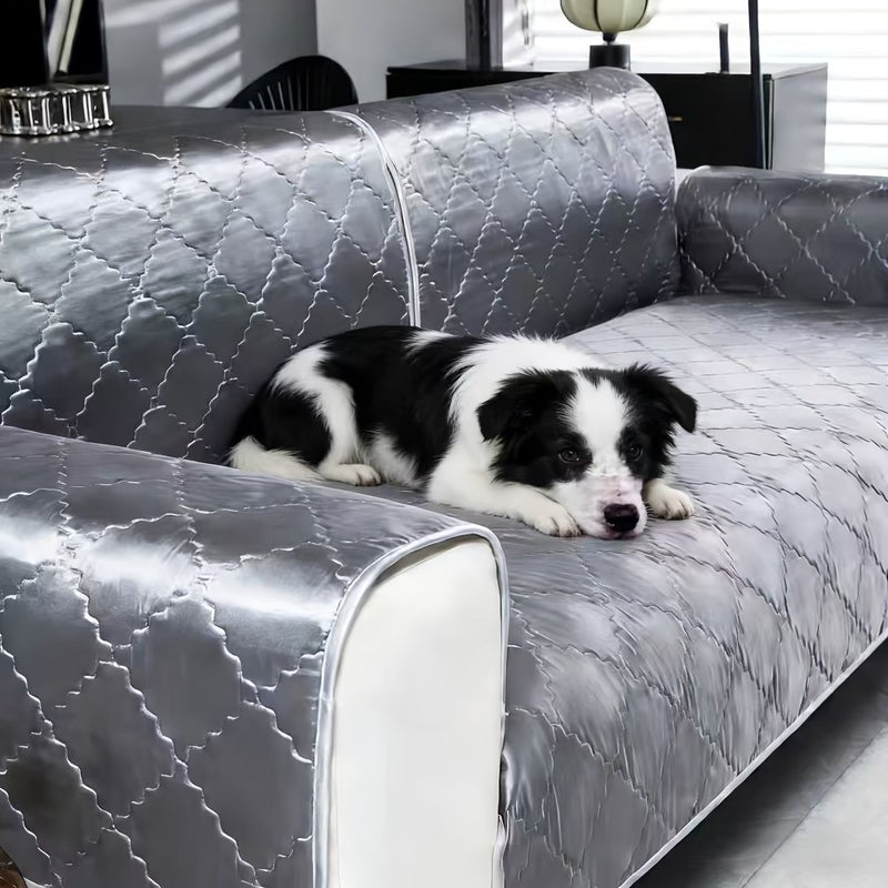 Navy Blue 90x90 Solid Color Satin Cording Fabric Non Slip Sofa Cushion 100 Percent Polyester Suitable For All Seasons Resistant To Dog Chewing And Cat Scratching Bottom Granular Non Slip Backing For Bedroom Guest Room Office - Image 4