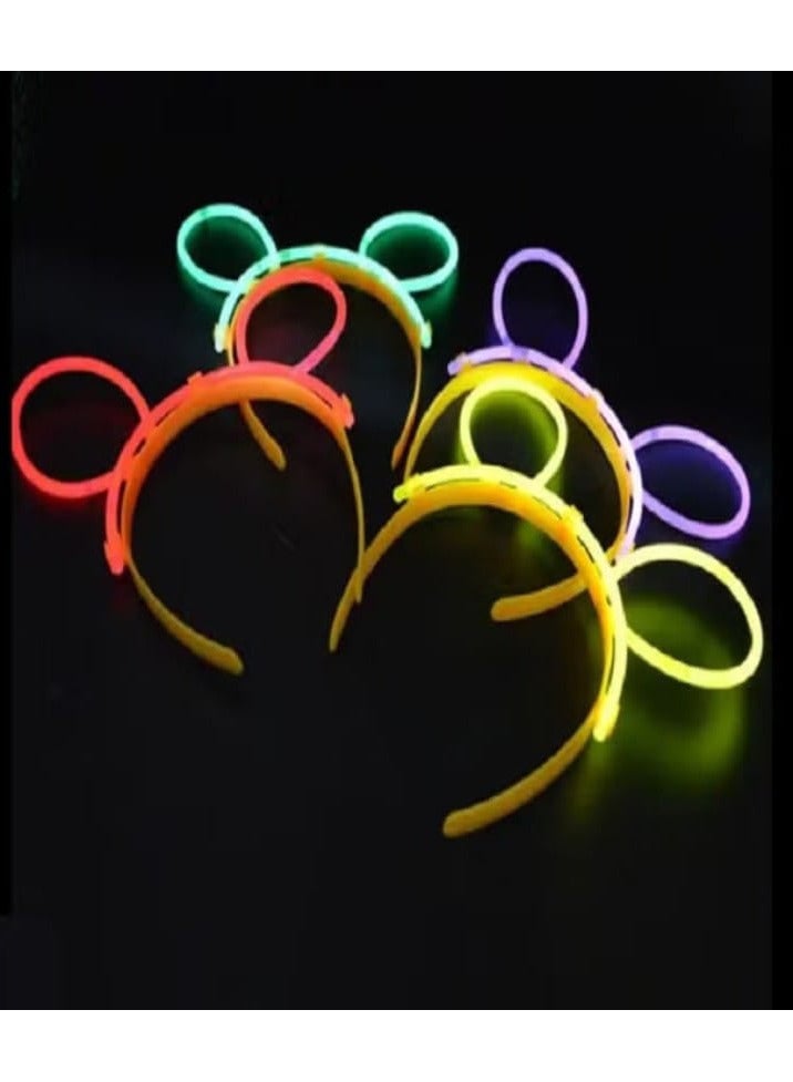 دبوس شعر متوهج على شكل ميكي ماوس - Image 1