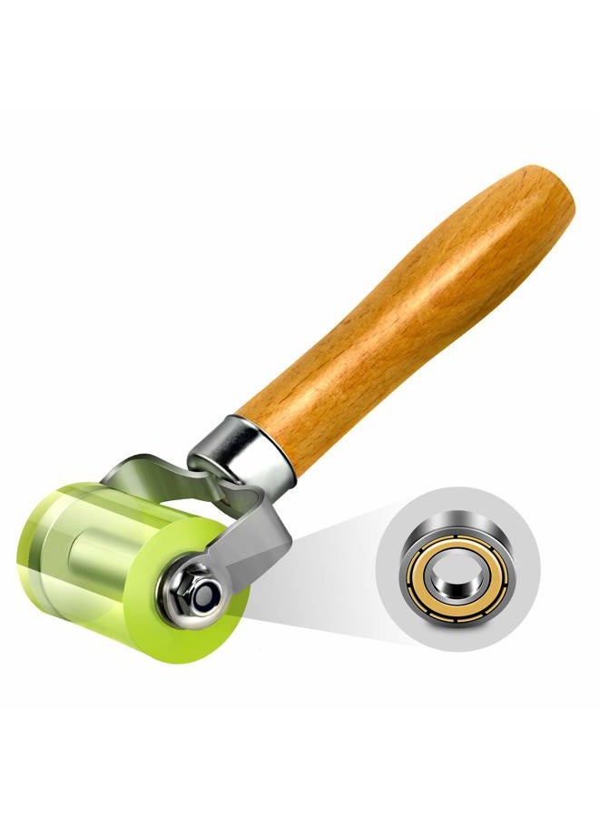 LUMITECO Bearings Equipped Automotive Car Audio Sound Deadening Application Wheel Roller, Heat Abatement Mat Wallpaper Application PU Smoothing Tool Seam Roller - Image 1