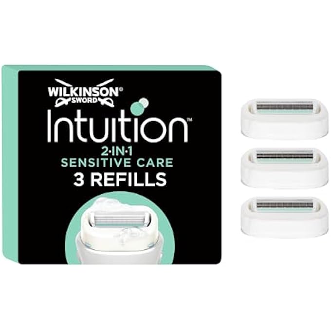 Wilkinson Sword Intuition Sensitive Care Razor Blade Refills 3 Count