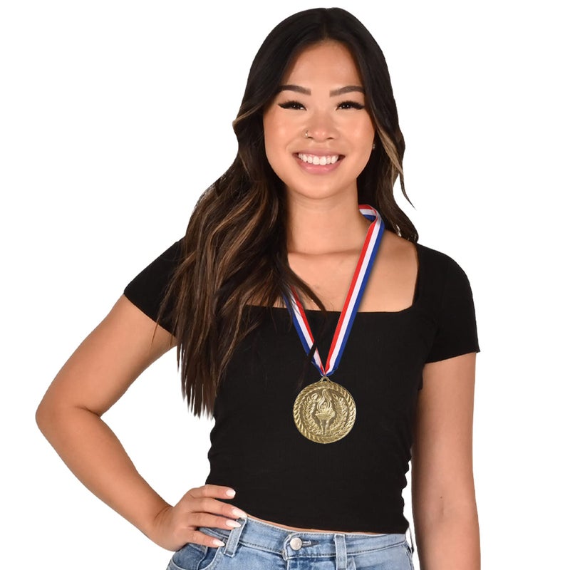 Beistle Gold Medal with Ribbon - Image 2