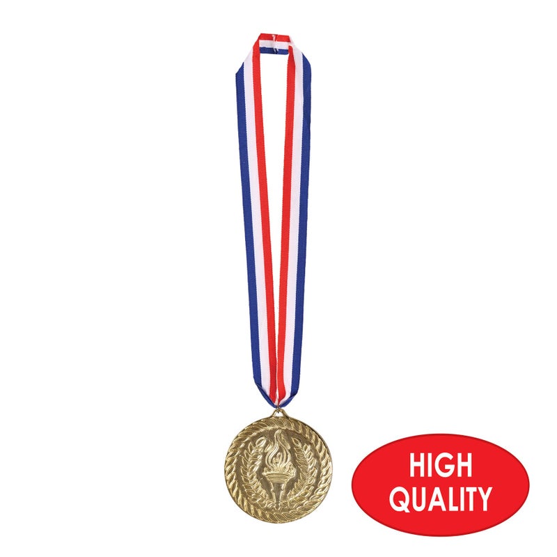 Beistle Gold Medal with Ribbon - Image 4