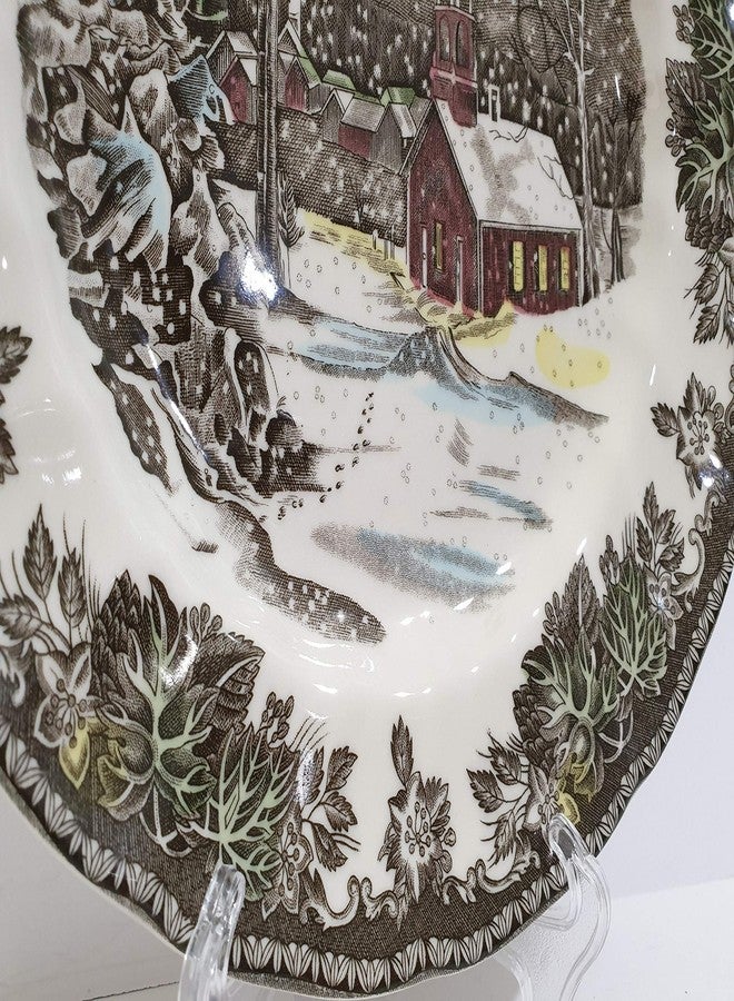 Johnson Brothers Friendly Village, The ("England 1883") Dinner Plate, Fine China Dinnerware - Image 4