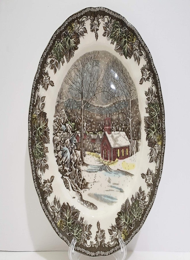 Johnson Brothers Friendly Village, The ("England 1883") Dinner Plate, Fine China Dinnerware - Image 1