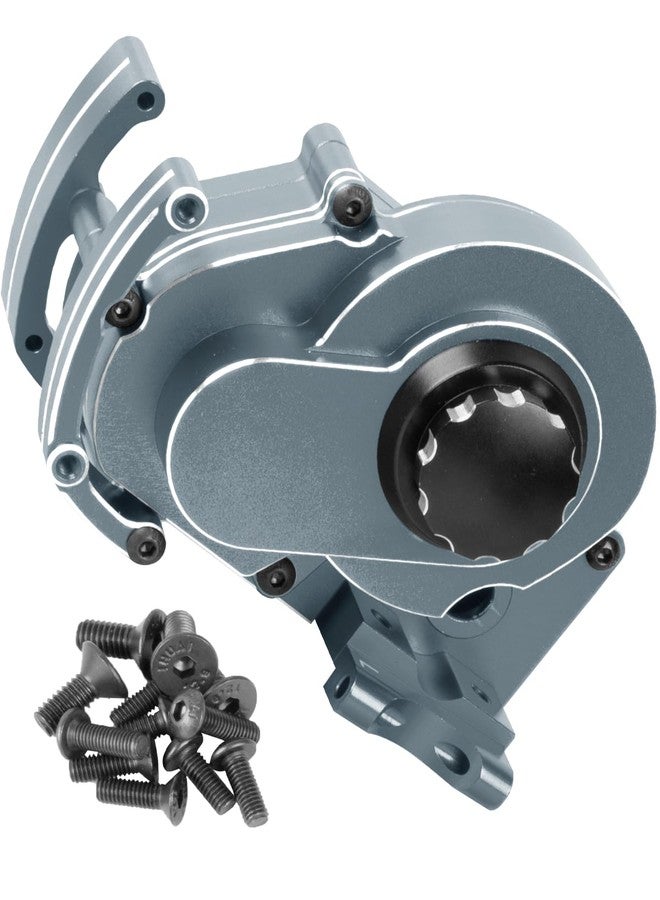 RCHuiWow Aluminum Transmission Case Upgrades Part for 1/10 Slash 2WD(VXL),Rustler 2WD(VXL),Stampede 2WD(VXL),Bandit 2WD(VXL),Alloy RC Transmission Box Gearbox,Titanium - Image 1