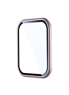 Applicable For Apple Watch 10/9 Frame Tempered Glass Film Apple Watch Protective Film IWatch Curved Mask-Color:5 # Pink Curved Mask + Packaging Film Artifact-Dimensions:41mm