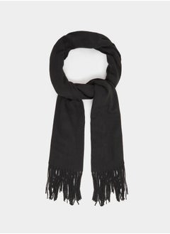 Styli Tasseled Edge Solid Scarf  - Image 1