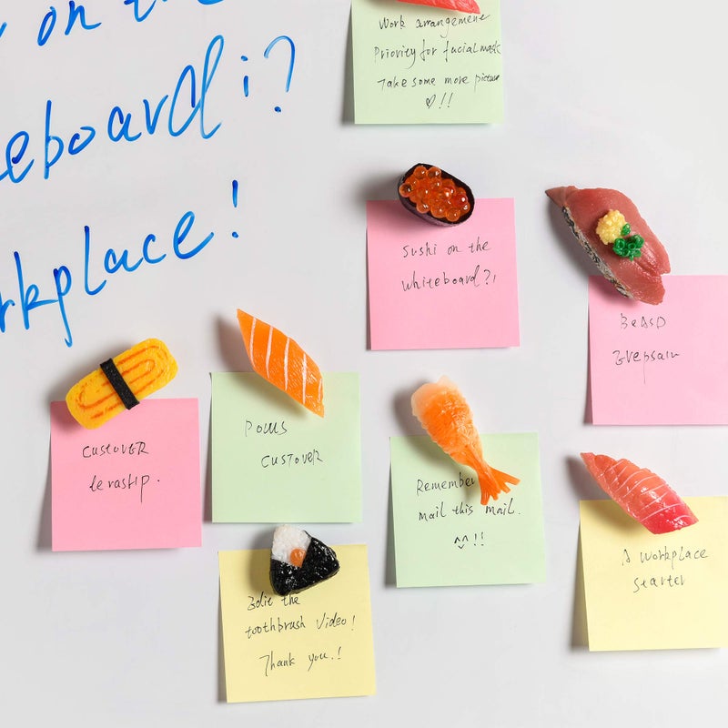 HEY FOLY Cute Sushi Fridge Magnet Japenese Food Fun Magnets for Refrigerator Whiteboard, Fake Sushi Food Play Toys for Dollhouse Cake Kitchen Decoration Gifts(Sushi 1) - Image 5