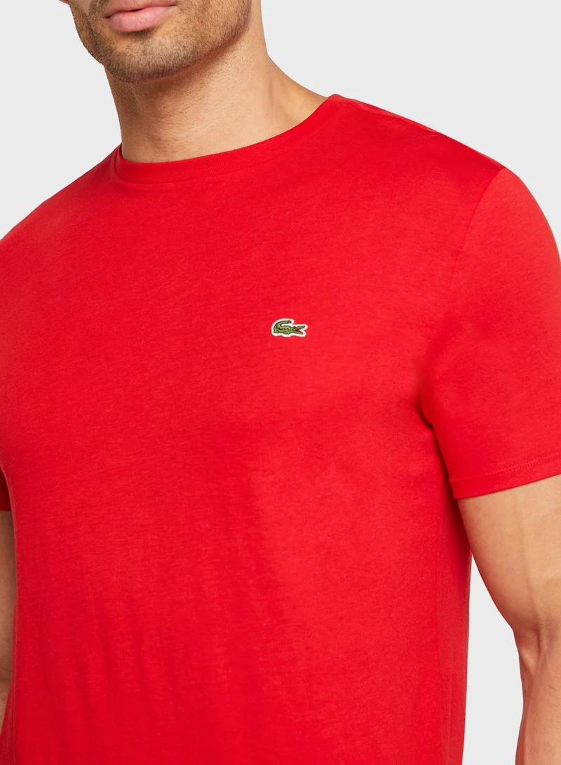 LACOSTE Essential Chest Logo T-Shirt