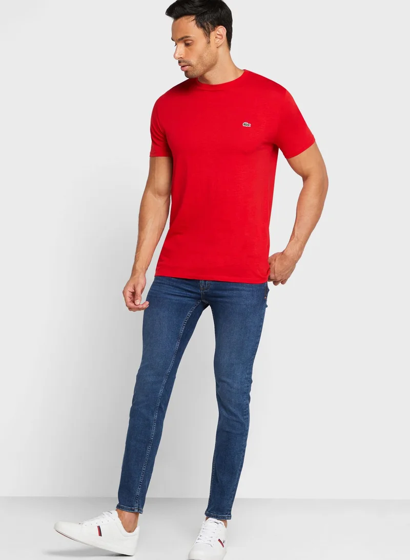 LACOSTE Essential Chest Logo T-Shirt