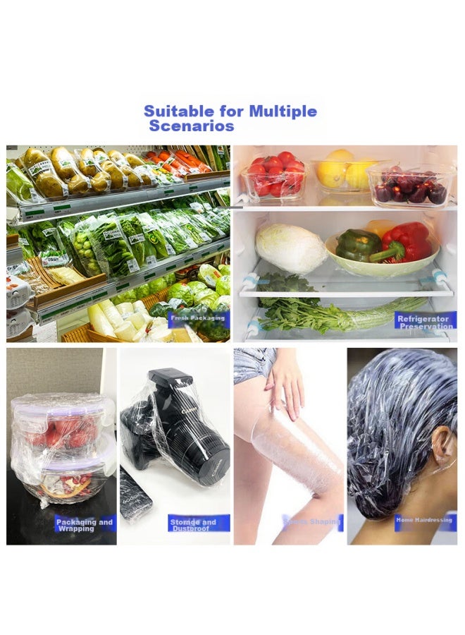 Yessel Yizhixuan Commercial Cling Film, Large Roll 40cm X 400 Meters, Food Freshness, Supermarket, Hotel, Catering, Disposable Tear-off Pvc Film - Image 5