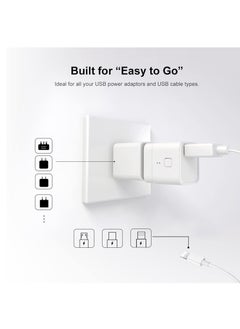 Excefore Tuya Micro DC 5V USB Smart WiFi Adaptor For USB Devices, DIY Smart Home Wireless USB Adaptor, APP Remote Control, Compatible With Alexa And Google Home For Voice Control, White  - Image 4