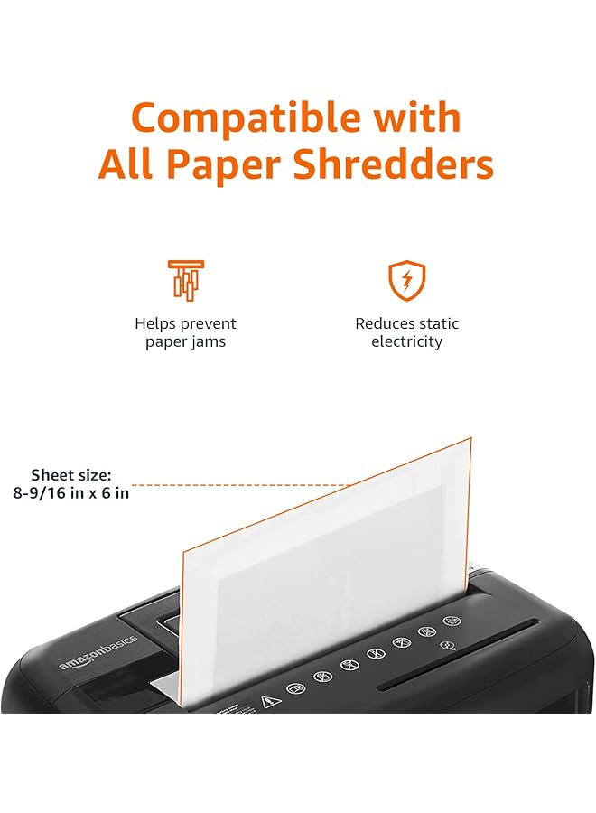 erorex Shredder Sharpening And Lubricant Sheets Pack Of 12 44 Packs Per Master - Image 3