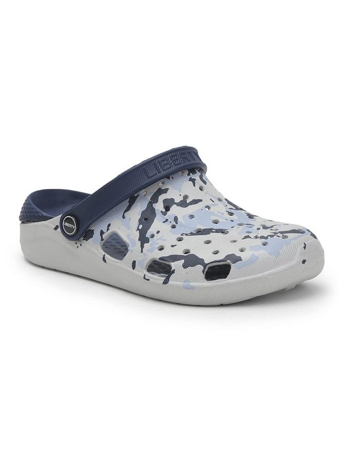 Liberty A-Ha Men Lpmxt-811 N.Blue Casual Clogs-8 - Image 1