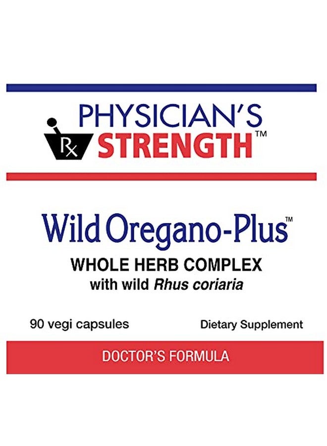 Physician's Strength ™ وايلد أوريغانو بلس™ 90 كبسولة نباتية مكمل غذائي طبيعي للبالغين مصنوع من الأوريغانو العضوي المزروع في الجبال البرية موصى به للاستخدام اليومي - Image 4