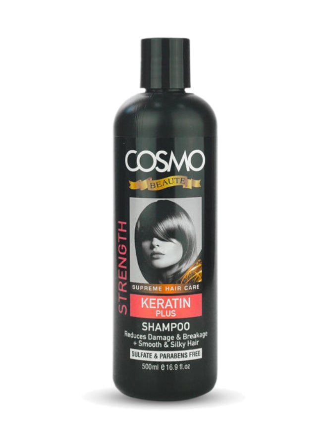 COSMO Keratin Plus Shampoo 500ml  - Image 1