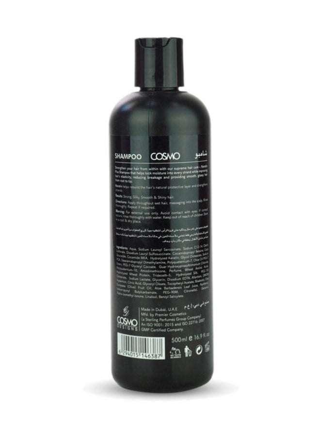 COSMO Keratin Plus Shampoo 500ml  - Image 2