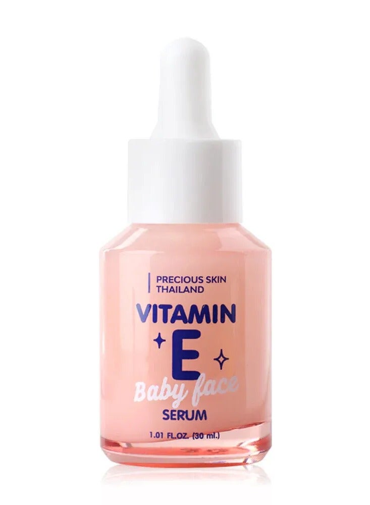 Precious Skin Vitamin E Baby Face Serum – 5% Vitamin E, Aloe Vera & Niacinamide | Brightening & Hydrating 30ml - Image 1