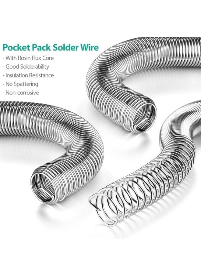 melfi Melfi™ Tin Lead Rosin Core Solder Wire for Electrical Soldering 60/40-1mm-20g  - Image 3