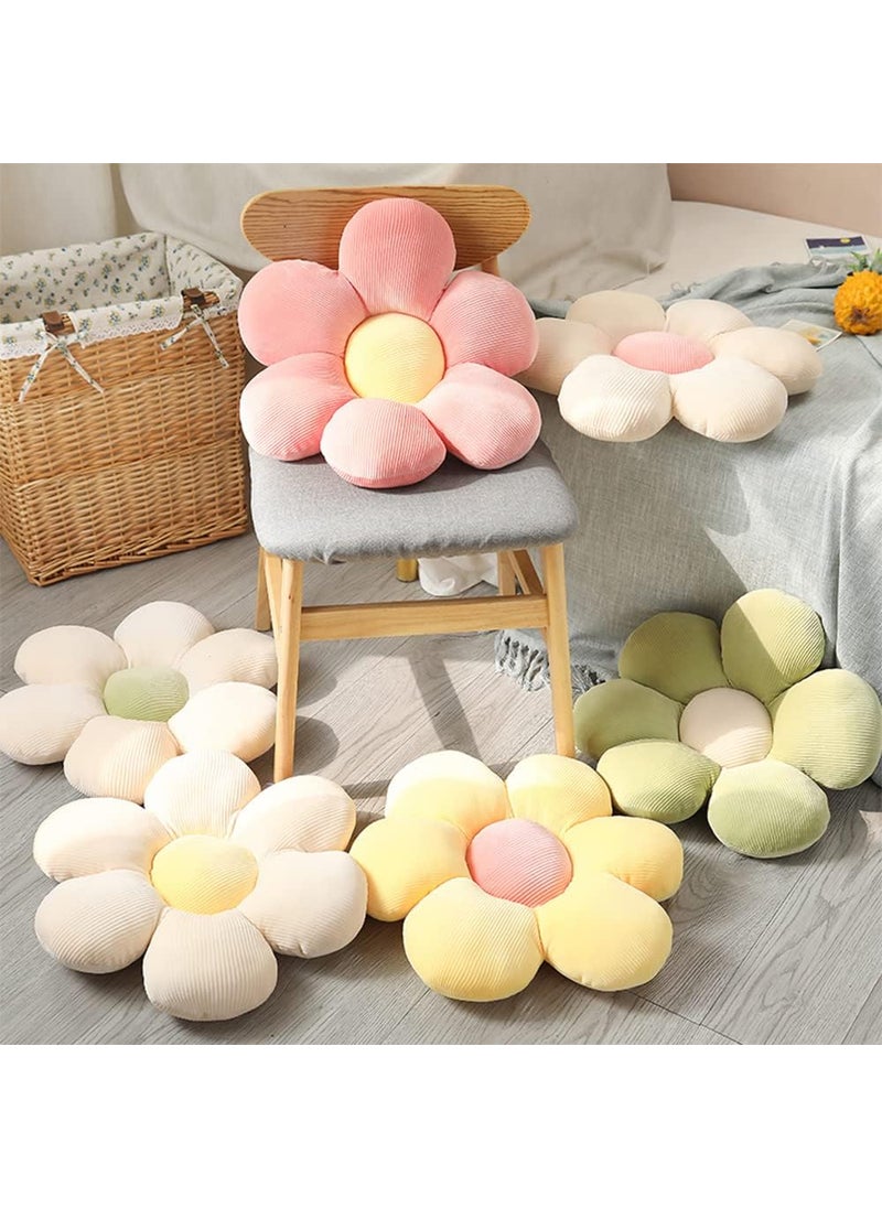 AVSHUB AVSHUB Flower Shaped Soft Toy for Kids Room, Living Room, Bedroom, Decorative, Nursery Décor Birthday Gift (Pack of 1) (Size 35 Cm) (Yellow)  - Image 5
