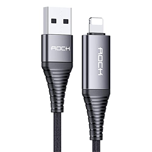 ROCK PD 3A Fast Charging Braided 4 in 1 Cable Universal Type C Cable USB C to USB C, C to Light, and Light to C Multi Charger Cables (Black) - Image 1