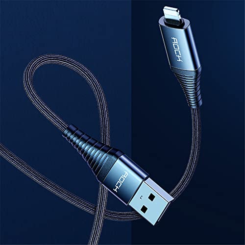 ROCK PD 3A Fast Charging Braided 4 in 1 Cable Universal Type C Cable USB C to USB C, C to Light, and Light to C Multi Charger Cables (Black) - Image 5