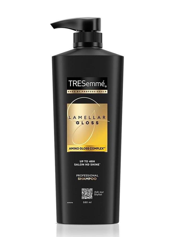 TRESemmé Lamellar Gloss Shampoo 580ml With Amino Gloss Complex | Salon-Like Glossy Hair| Shiny and Smooth Hair - Image 1