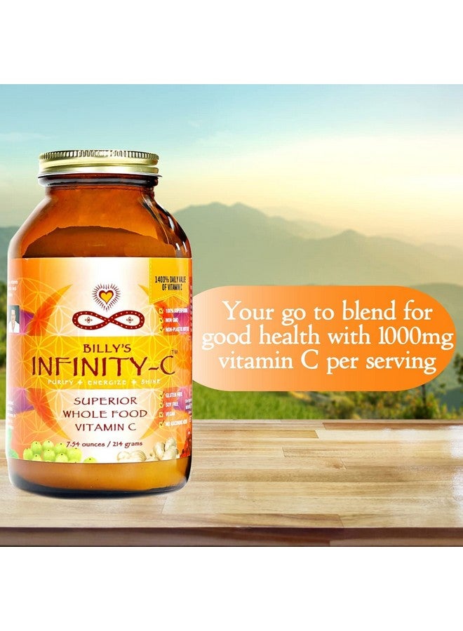Infinity Greens Infinityc Organic Vitamin C Powder ; Bioavailable Vit C From Acerola Camu Camu & Amla ; Whole Food Vitamin C 1000Mg ; + Immune Support Superfoods Shilajit Astragalus Root & Ginger (30 Servings)  - Image 3