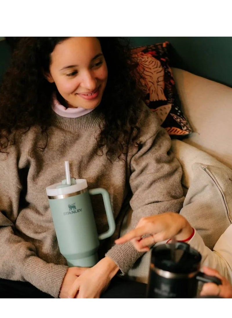 Stanley - Quencher 2.0 Stainless Steel Vacuum Insulated Tumbler with Lid & Straw for Water, Iced Tea or Coffee, Rose Quartz, 40oz/1180ml – Leak-Proof, Keeps Drinks Hot for 7 Hours & Cold for 24 Hours, Premium Travel Mug, Durable & Stylish Design for On-the-Go Hydration - Image 1