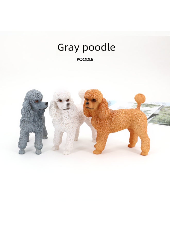 Simulation Solid Animal Model Golden Retriever Sheepdog Chai Dog Teddy Corgi Plastic Ornaments Children's Cognitive Toys-Color:PL127-233 Little Boxer Dog  - Image 4