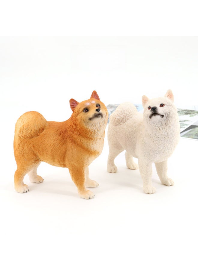 Simulation Solid Animal Model Golden Retriever Sheepdog Chai Dog Teddy Corgi Plastic Ornaments Children's Cognitive Toys-Color:PL127-233 Little Boxer Dog  - Image 3