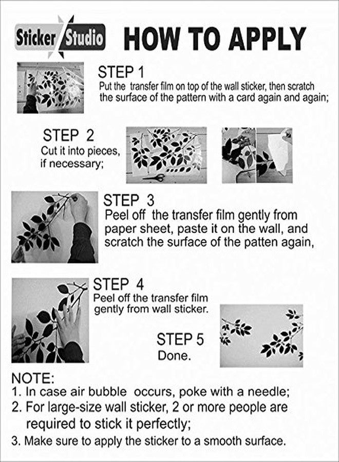 Sticker Studio 1 Hindi Wall Sticker (PVC Vinyl,Size -50 cm x 139 cm) - Image 3