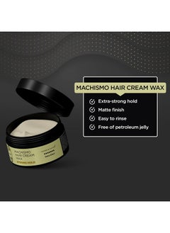 The Man Company The Man Company Machismo Stronghold Hair Wax for Men| Stylish Matte Finish with Volume | Non Sticky - 100gm  - Image 4