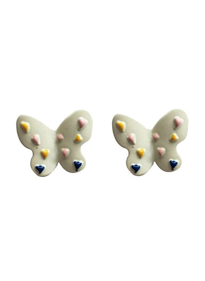 NIBEMINENT - Butterfly Shaped Stud Earrings - Image 1