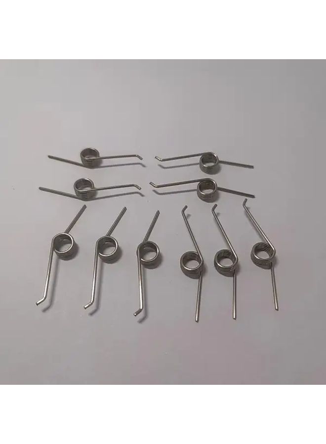 10 Pack SUS304 Stainless Steel Torsion Springs 0 9mm For Trash Can Lock Clips Rectangular Buckets - Image 3