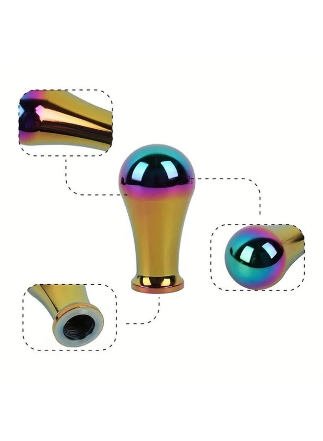 Baked Blue JDM Style Aluminum Gear Shift Knob with 3 Adapters M8 M10 M12 - Image 3