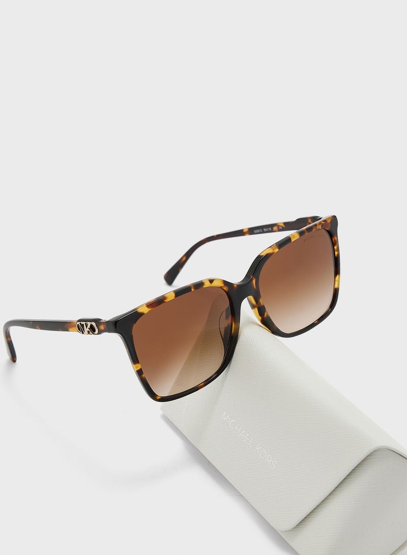 مايكل كورس نظارات شمسية كبيرة الحجم - Image 5