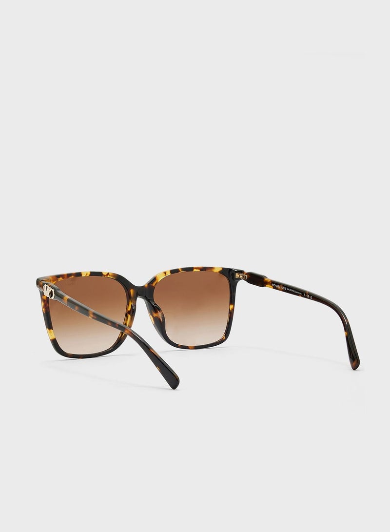 مايكل كورس نظارات شمسية كبيرة الحجم - Image 3