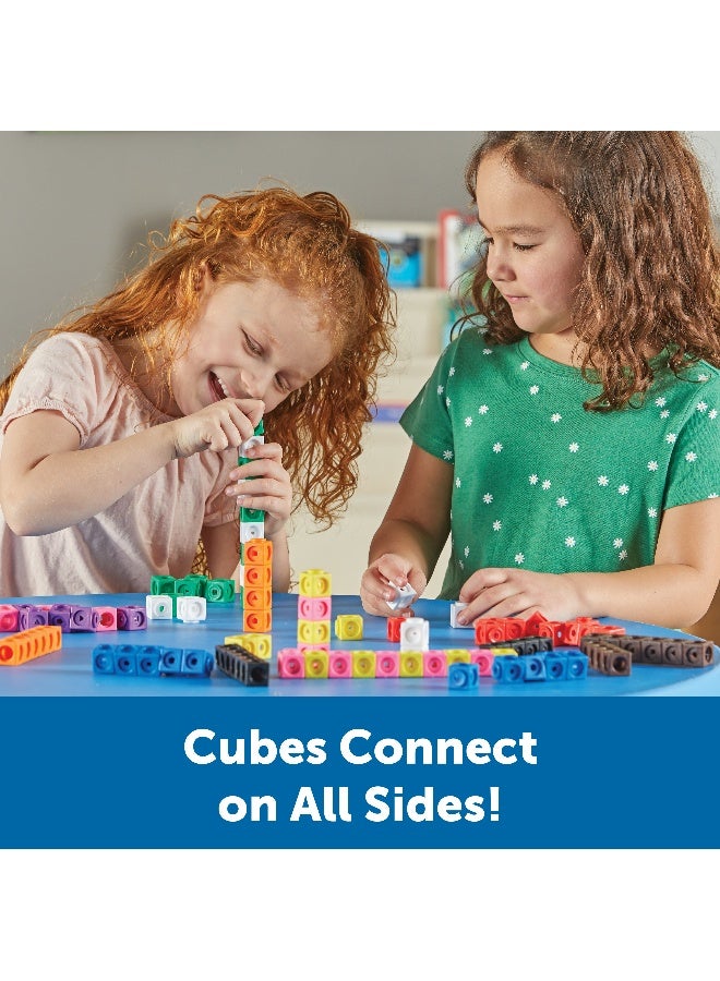 Learning Resources Mathlink Cubes, Set Of 100, Ages 5+, Hands-On Stem Math Learning For Counting, Sorting & Patterns - Image 2