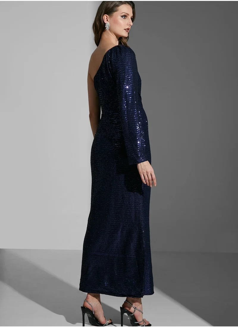 Ella Limited Edition Shimmer One Shoulder Dress