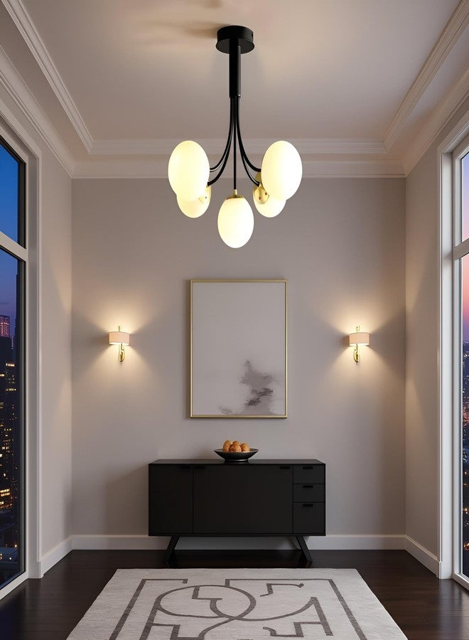 Lyse Decor Hanging Chandelier for livingroom, Hall, Jhoomer for Bedroom Ceiling, Chandelier for Office Reception and Jhoomar for Hall Ceiling Touch - Image 4