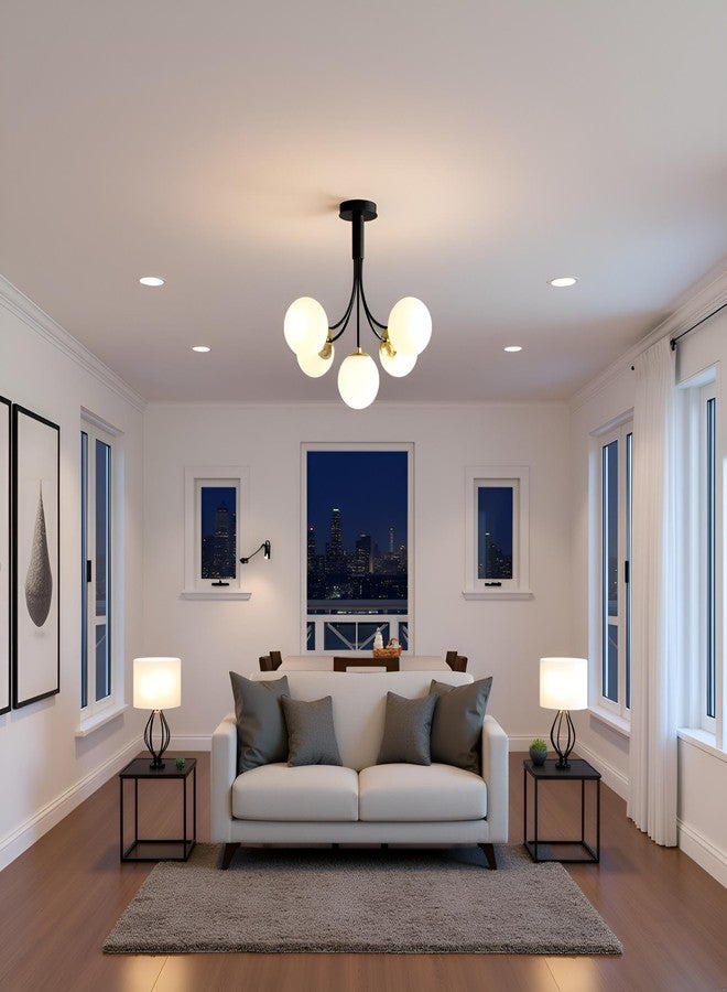Lyse Decor Hanging Chandelier for livingroom, Hall, Jhoomer for Bedroom Ceiling, Chandelier for Office Reception and Jhoomar for Hall Ceiling Touch - Image 5