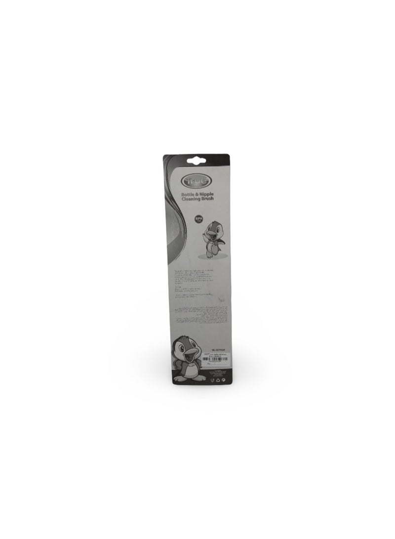 True Bottle and Nipple Cleaning Brush Set – Pink - Image 2