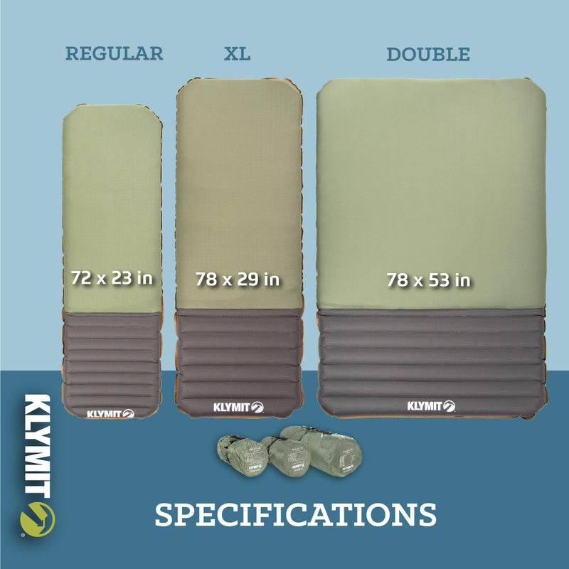 Klymit Klymaloft Lofted Inflatable Sleeping Pad for Camping With Memory Foam, Ultra-Thick Hiking and Backpacking Air Bed, 5 Inch Thick, Regular - Image 4