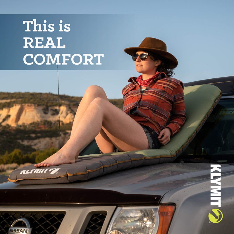 Klymit Klymaloft Lofted Inflatable Sleeping Pad for Camping With Memory Foam, Ultra-Thick Hiking and Backpacking Air Bed, 5 Inch Thick, Regular - Image 5
