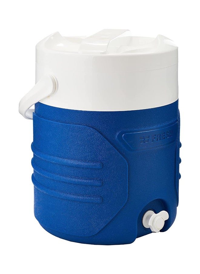 Fresh Beverage Cooler With Handle Blue/White - Image 2