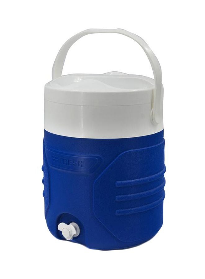 Fresh Beverage Cooler With Handle Blue/White - Image 1