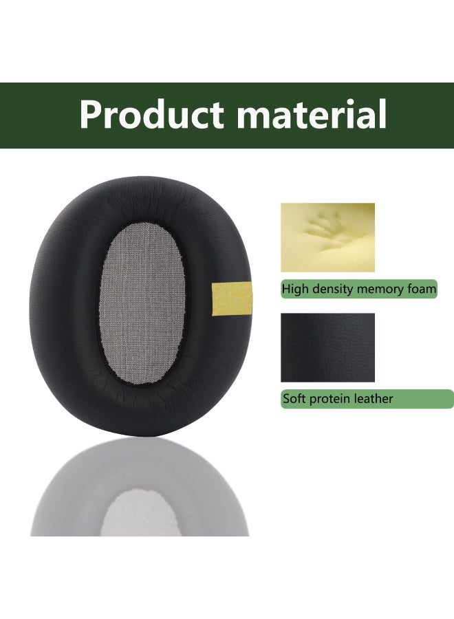 1Pair Easily Replaced Earmuffs For Edifier W820NB Headphone Earpads With Buckle Earpads For Headphone Cover Replacement (Black) - Image 5