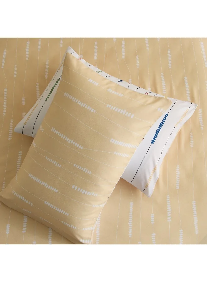 Home Box Joy Slumber 2-Piece Poppin Microfibre Pillow Cover Set - 50x75 cm