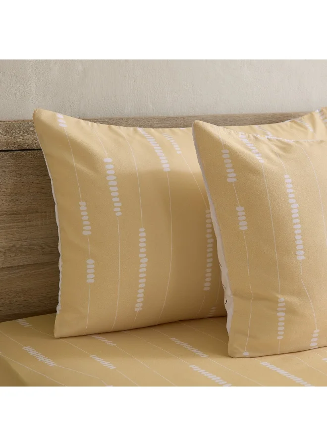 Home Box Joy Slumber 2-Piece Poppin Microfibre Pillow Cover Set - 50x75 cm